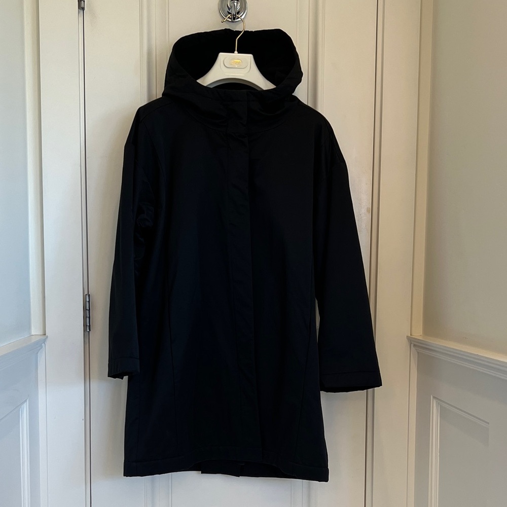 Eileen Fisher Classic Black Winter Coat